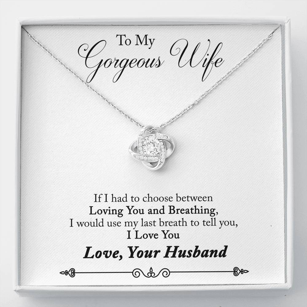 Love Knot Necklace For Your Wife